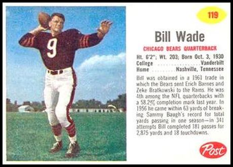 119 Bill Wade